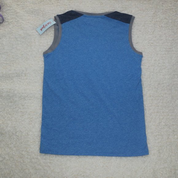 Cat & Jack Red White Blue Graphic Tank Top - Picture 2 of 7